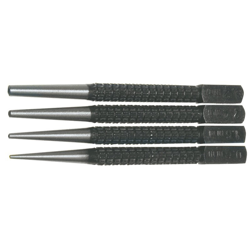 TOPEX Nail punch, set 4 pcs — 03A440