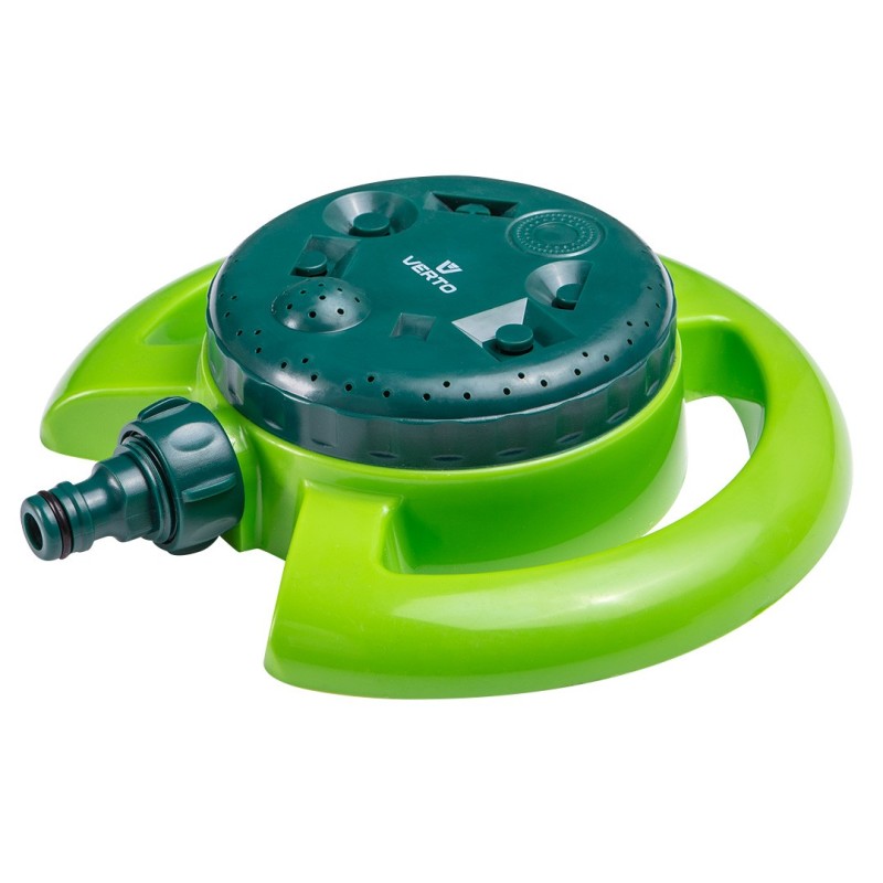 VERTO Garden spinkler, 8 fuunctions, plastic base — 15G780