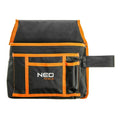 NEO TOOLS Tool pocket, 4 compartments, hammer holder — 84-333