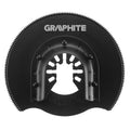 GRAPHITE HSS half-circle blade for metal, 80 mm, 200 teeth — 56H061