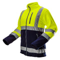 NEO TOOLS Safety polar fleece sweatshirt, yellow, size S — 81-740-S