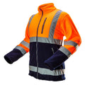 NEO TOOLS Safety polar fleece sweatshirt, orange, size XL — 81-741-XL