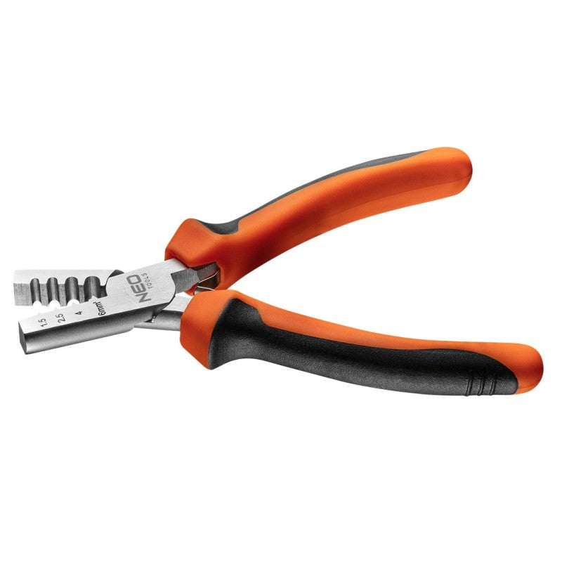 NEO TOOLS Crimping pliers 1.5 - 6 mm2 (23-13 AWG), 140 mm — 01-533