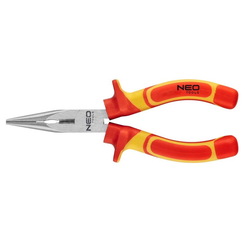 NEO TOOLS Straight elongated pliers 160 mm, 1000V, CrV, polished — 01-223