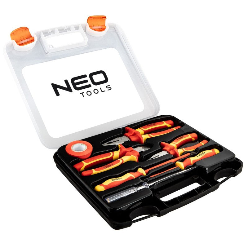 NEO TOOLS Set of pliers and screwdrivers 1000V, 7 pcs — 01-237