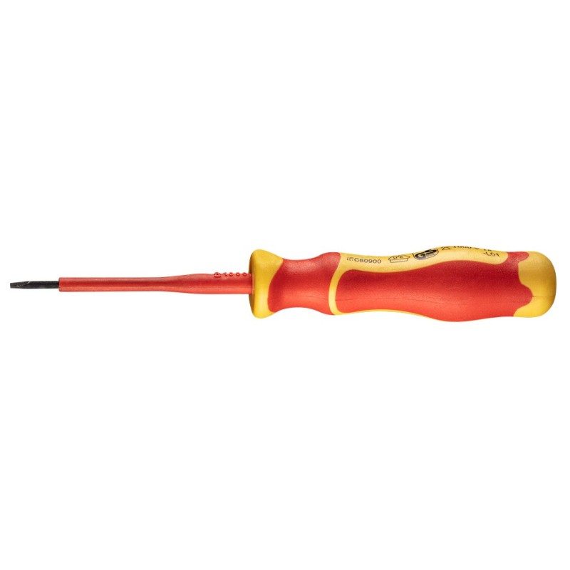 NEO TOOLS Screwdriver slotted 1000V, 0.4 x 2.5 x 75 mm — 04-130
