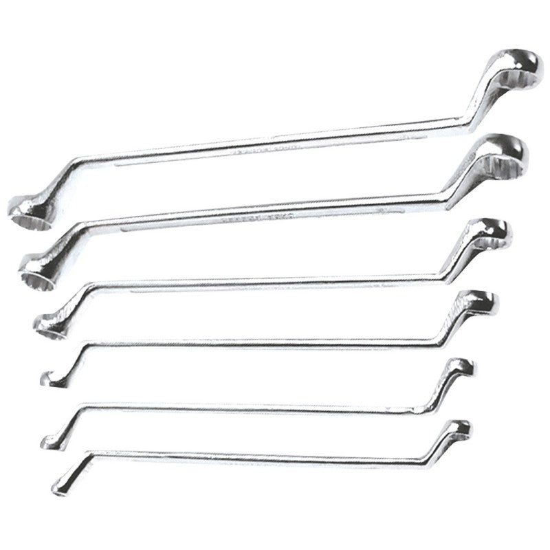 Top Tools Offset ring wrenches 6-17 mm, set 6 pcs — 35D455