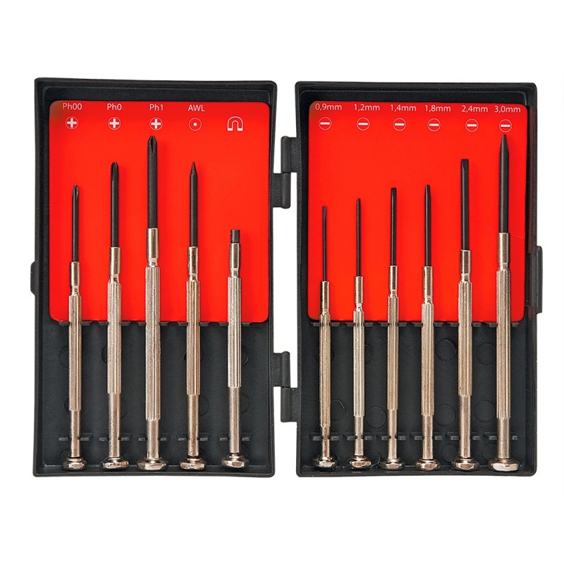 Top Tools Precision screwdriver, set 11 pcs — 39D194