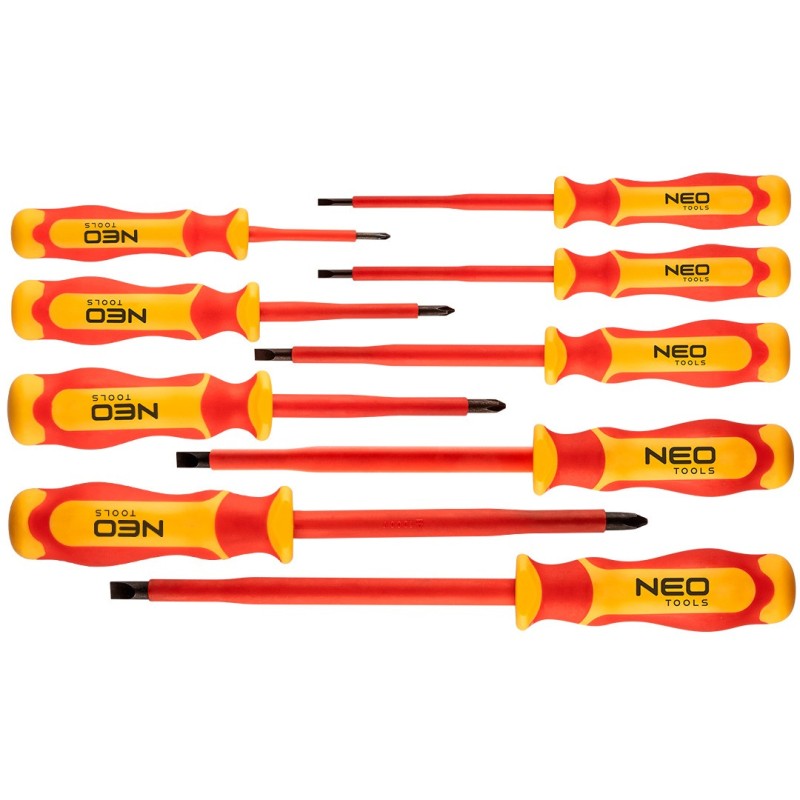 NEO TOOLS Set of 1000V screwdrivers, 9 pcs — 04-143