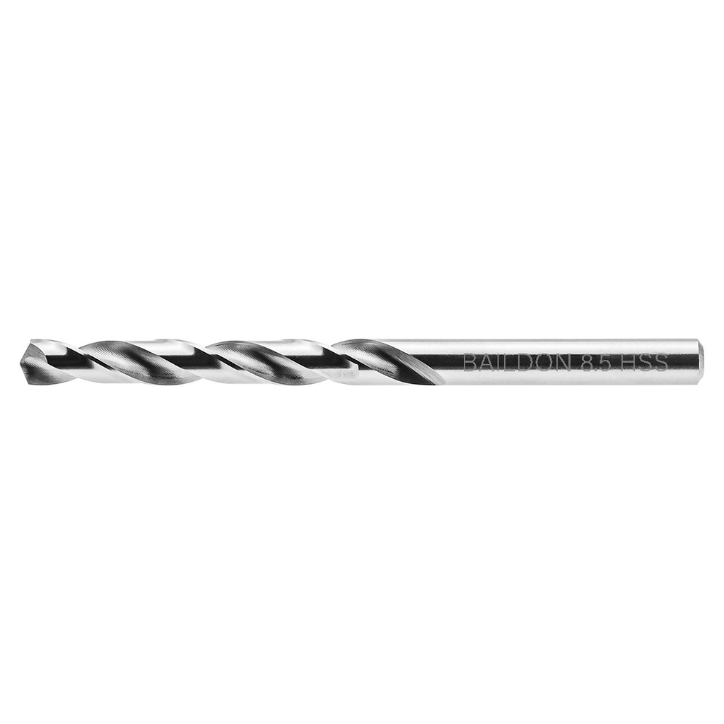 BAILDON Baildon BASIC DIN 338 RN NWKa 8.5 mm metal drill bits, HSS (S), 117-75 mm, multiple of 5 — 70108501