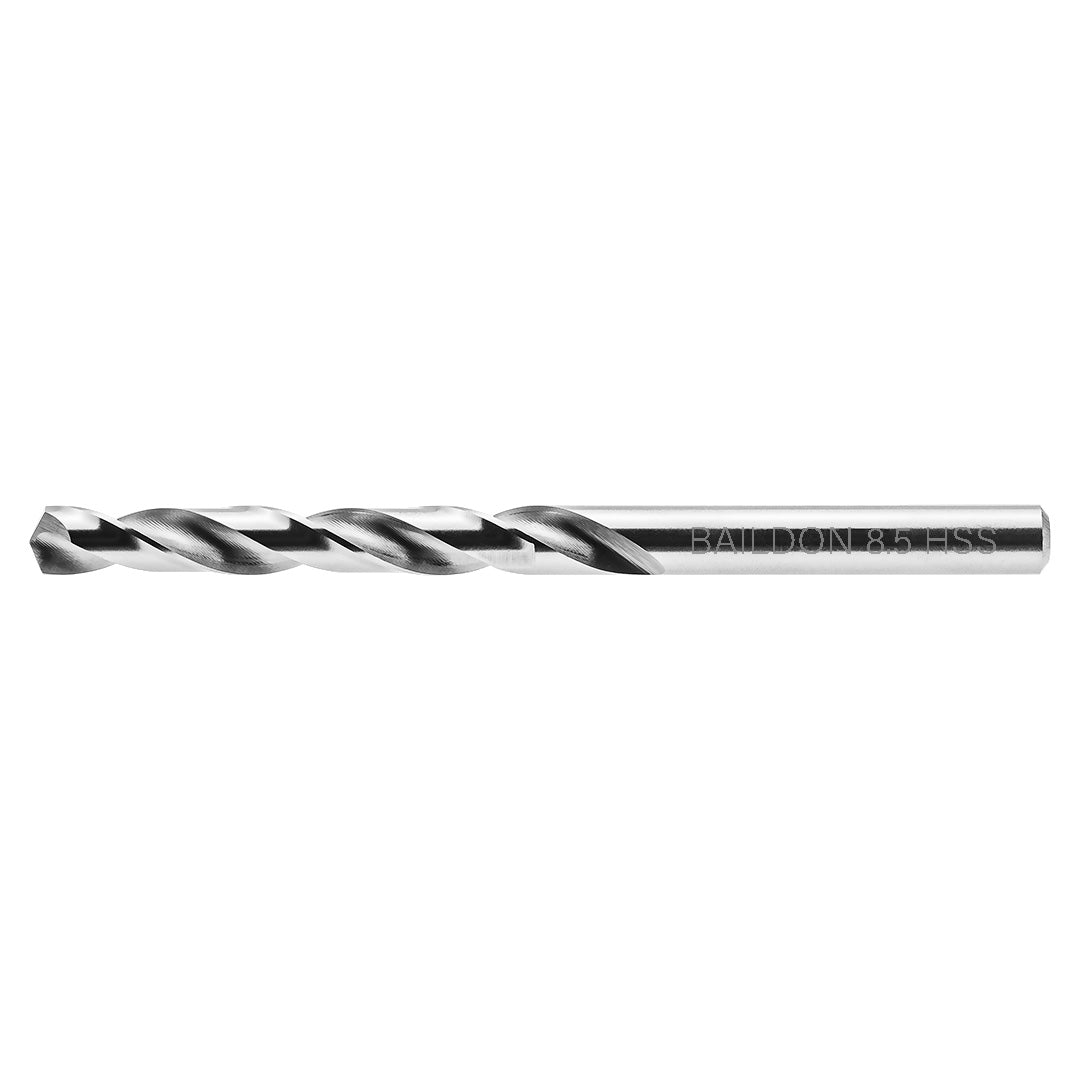 BAILDON Baildon BASIC DIN 338 RN NWKa 8.5 mm metal drill bits, HSS (S), 117-75 mm, multiple of 5 — 70108501