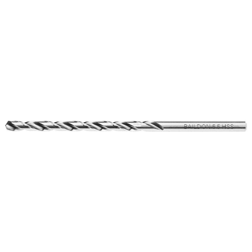 BAILDON Baildon BASIC DIN 340 RN NWKb 5.5 mm metal drill bits, HSS (S), 139-91 mm, multiples of 10 — 70205501