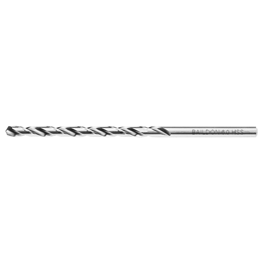 BAILDON Baildon BASIC DIN 340 RN NWKb 6 mm metal drill bits, HSS (S), 139-91 mm, multiples of 10 — 70206001