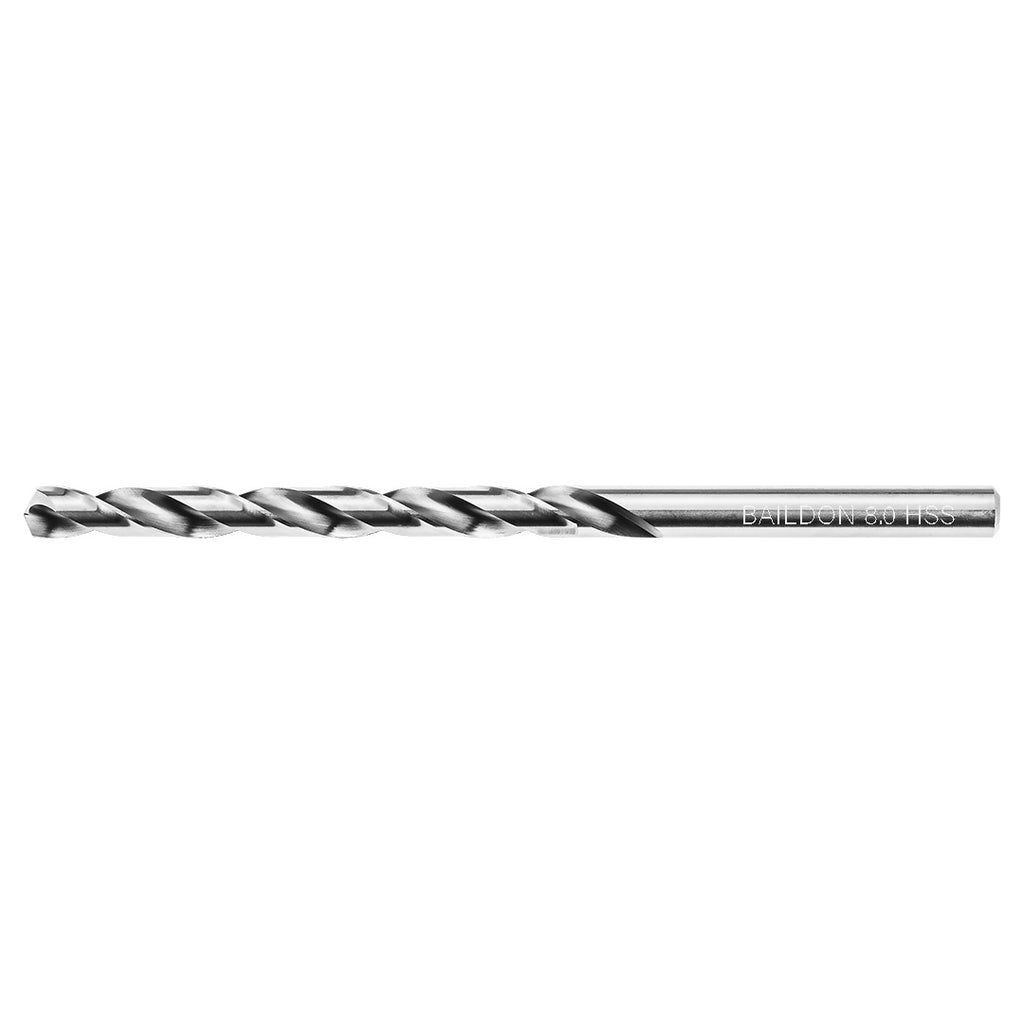 BAILDON Baildon BASIC DIN 340 RN NWKb 8 mm metal drill bits, HSS (S), 165-109 mm, multiples of 10 — 70208001