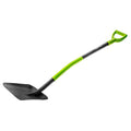 VERTO Shovel, metal handle, plastic grip — 15G012