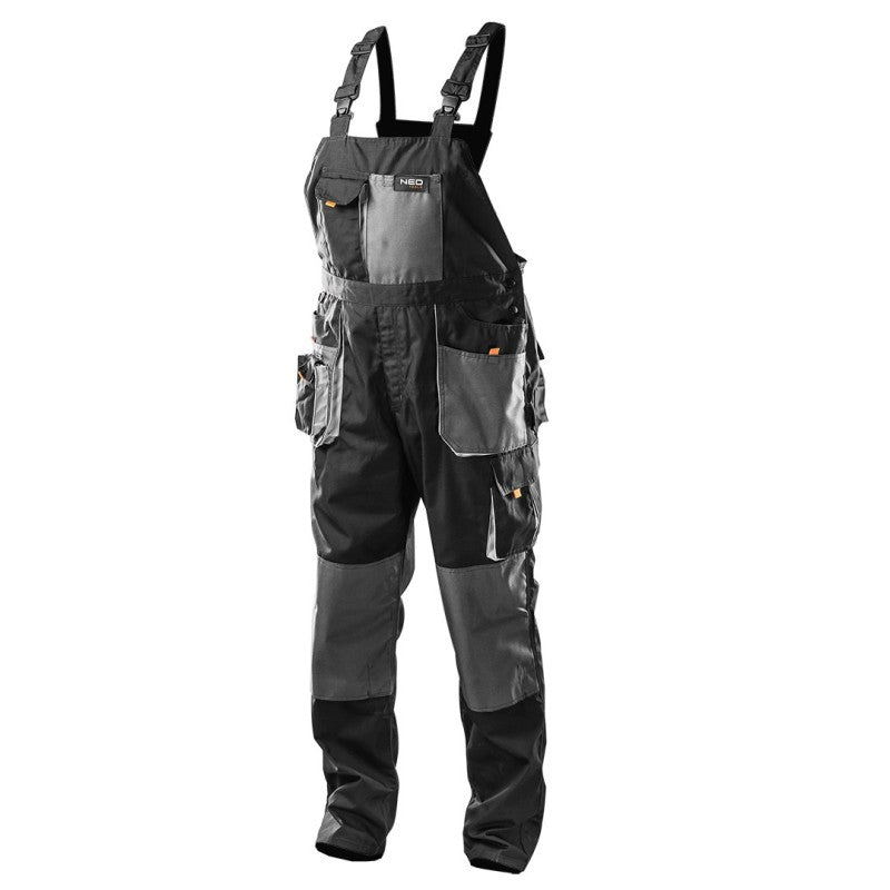 NEO TOOLS Work trousers with suspenders HD, size XXL/58 — 81-240-XXL