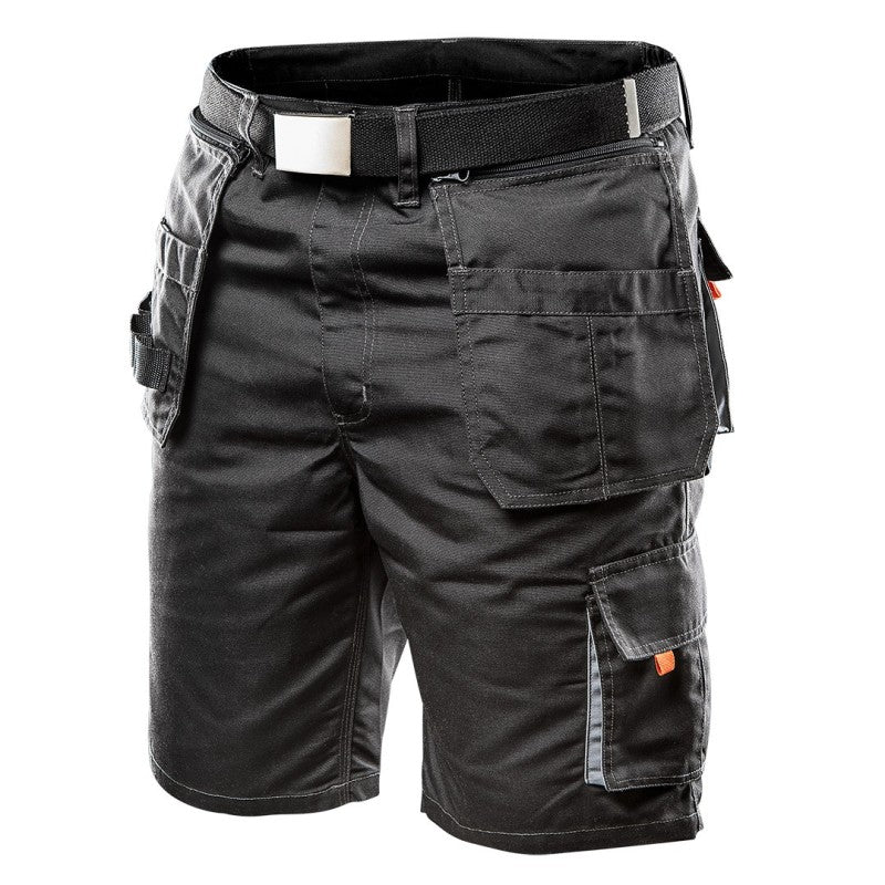 NEO TOOLS Short pants HD, webbing belt, detachable pockets, size XXL/58 — 81-270-XXL