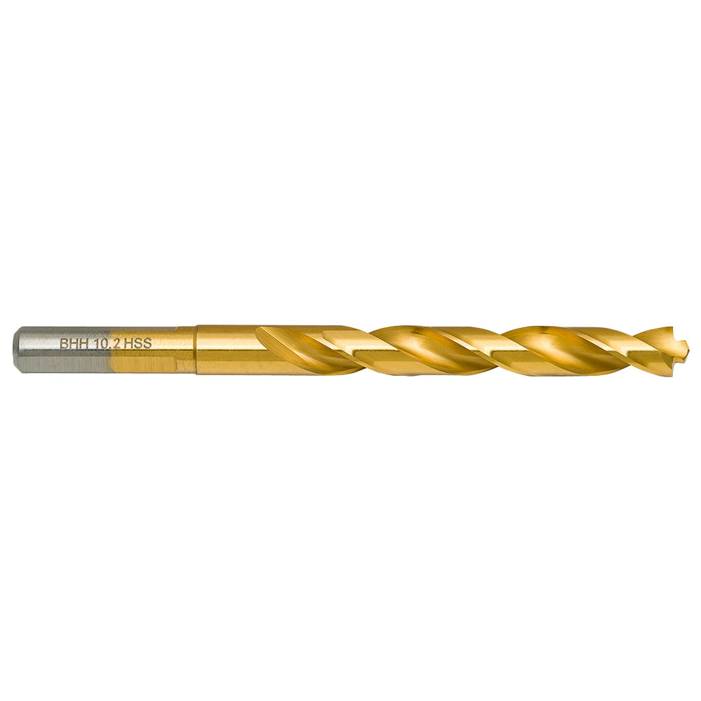 BAILDON Baildon DIN 338 RN 10,2 mm metal drill bit, HSS TiN (S), 133-87 mm (3-angles shank) — 71110203