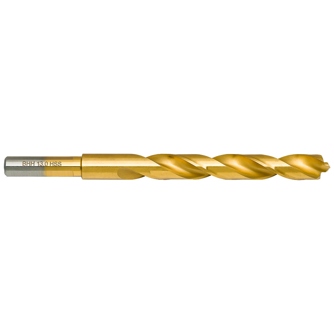 BAILDON Baildon DIN 338 RN 13 mm metal drill bit, HSS TiN (S), 151-101 mm (3-angles shank) — 71113003