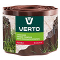 VERTO Lawn edging 10 cm x 9 m, brown — 15G513