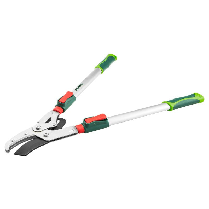 VERTO Telescopic anvil lopper 670 mm, cutting diameter 45 mm, aluminum handles — 15G259