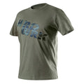 NEO TOOLS Working T-shirt olive CAMO, size S — 81-612-S