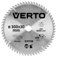VERTO Circular saw blades with HM tips 300x30mm, 60 teeth — 61H138