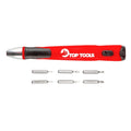 Top Tools Precision screwdriver bits with holder, set 7 pcs — 39D197