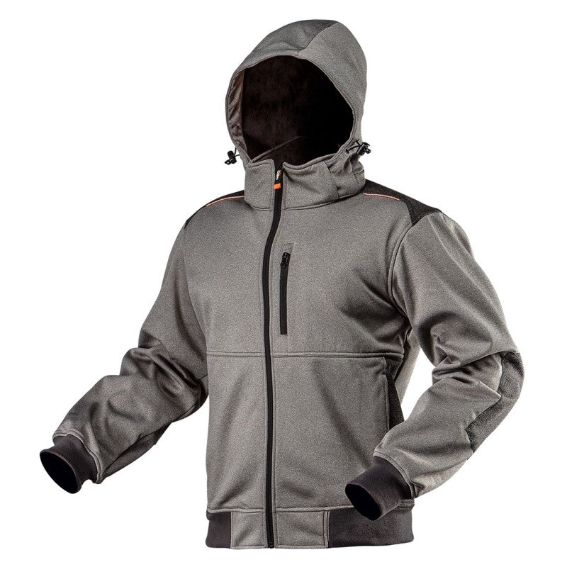 NEO TOOLS Work softshell jacket, detachable hood, size XXL — 81-551-XXL