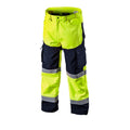 NEO TOOLS Safety trousers, softshell, yellow, size M — 81-750-M