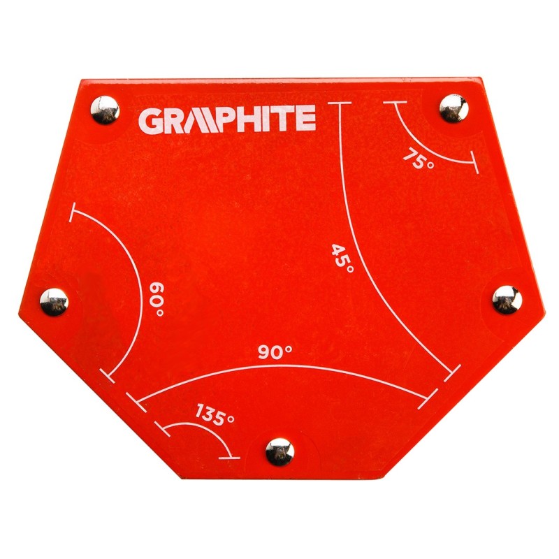 GRAPHITE Welding magnetic angle holder 111 x 136 x 24 mm — 56H905