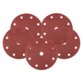 NEO TOOLS Velcro sanding discs 150 mm, P180, 5 pcs, with 9 holes for 04-721 — 08-995