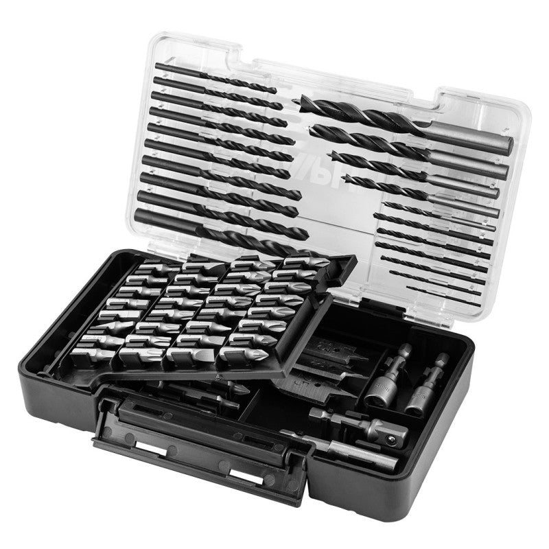 GRAPHITE Drill and bit set, sockets, 66 pcs — 56H619