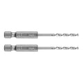 GRAPHITE Metal drill Hex 2.5 mm, 2 pcs — 54T701