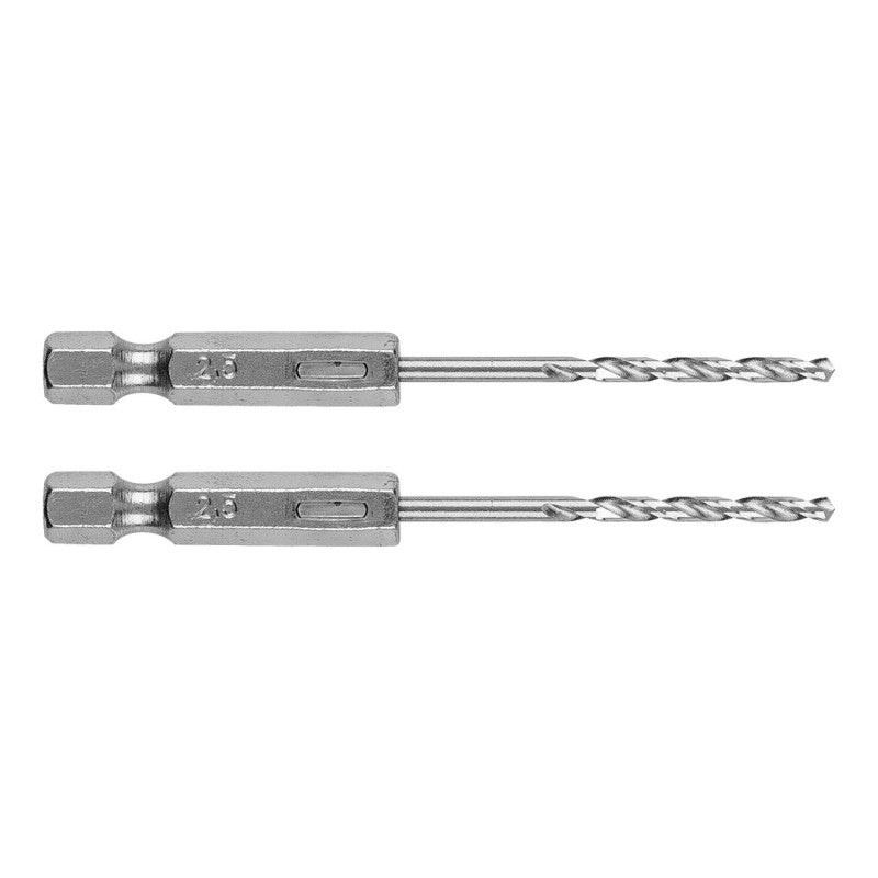 GRAPHITE Metal drill Hex 2.5 mm, 2 pcs — 54T701
