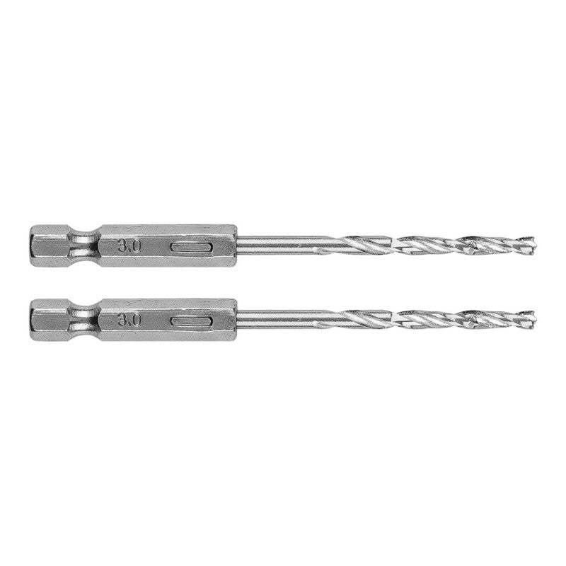 GRAPHITE Metal drill Hex 3.0 mm, 2 pcs — 54T702