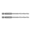GRAPHITE Metal drill Hex 4.2 mm, 2 pcs — 54T706