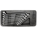 NEO TOOLS Offset ring wrenches 6-22 mm, set 8 pcs, insert — 84-233