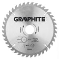 GRAPHITE Circular saw blade, solid carbide, 180 x 30 mm, 40 teeth — 55H604
