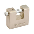 DEFORT Shutter padlock, reinforced, 50 mm, 3 keys — 90U330