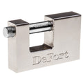 DEFORT Shutter padlock, reinforced, 90 mm, 3 keys — 90U333