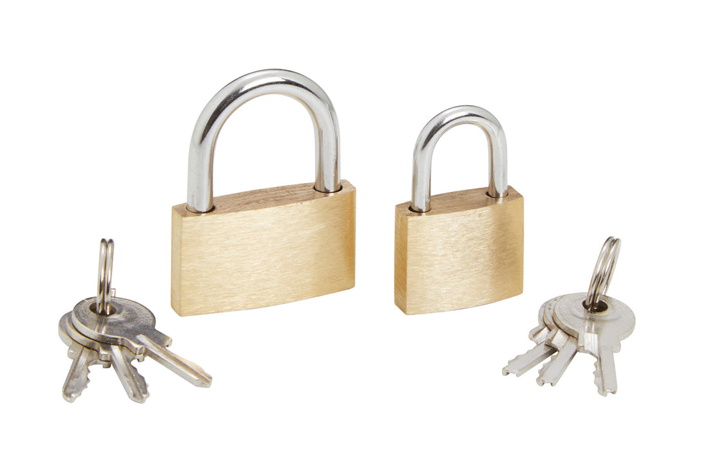 Blue Spot Tools 2 PCE 20mm & 30mm Brass Padlocks