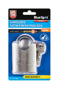 Blue Spot Tools 50mm Shrouded Satin Finish Padlock