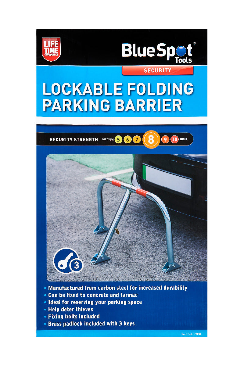 Lockable Folding Parking Barrier