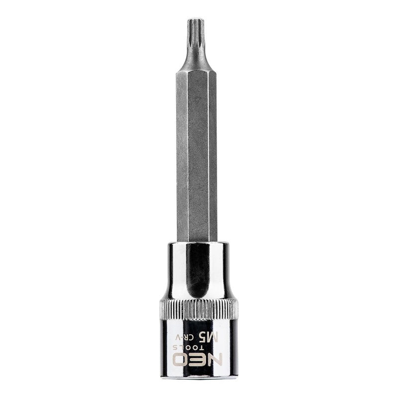 NEO TOOLS Spline bit on socket 1/2", M5 x 100 mm — 08-740