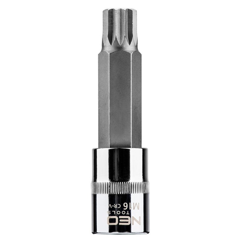 NEO TOOLS Spline bit on socket 1/2", M16 x 100 mm — 08-746