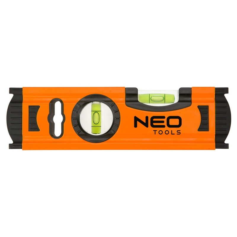 NEO TOOLS Aluminium spirit level 20 cm, 2 vials, 1 milled surface — 71-030