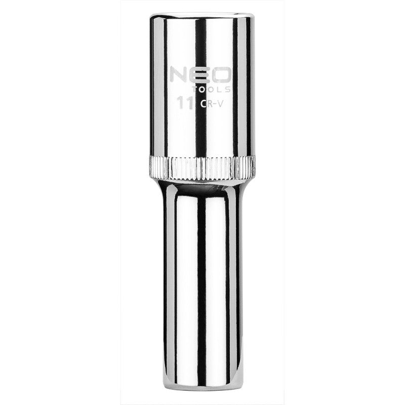 NEO TOOLS Long socket 1/2", 11 mm, 12 points — 08-086