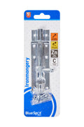 Blue Spot Tools Ironmongery 102mm Zinc Plated Tower Bolt