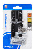 Blue Spot Tools Ironmongery 100mm Black Powder Coated Brenton Bolt